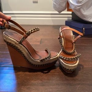 Christian Louboutin Chain Espadrilles Wedge